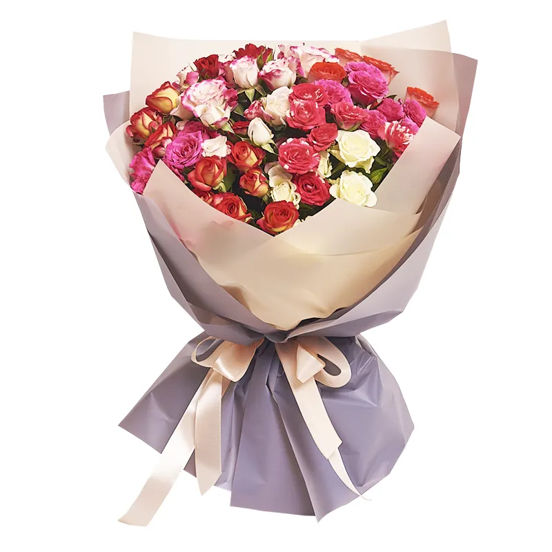 Букет из 11 микс кустовых роз