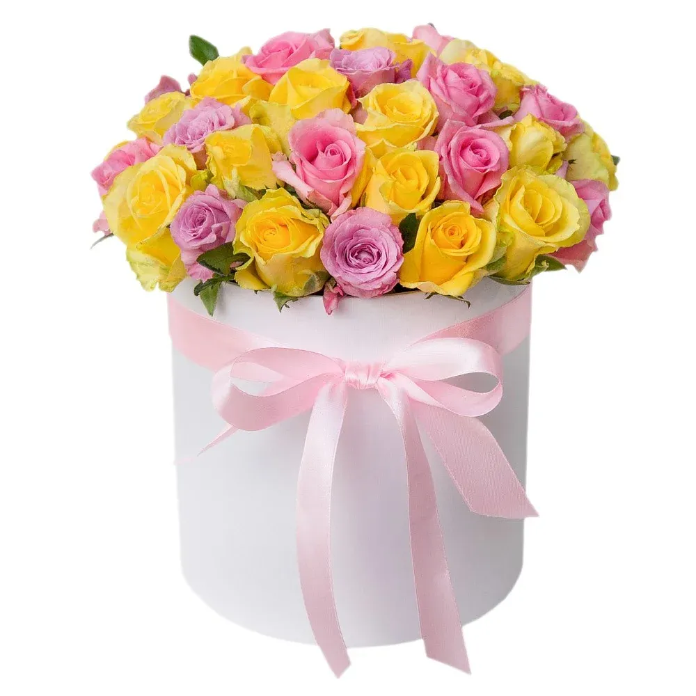 Цветы в коробке «Парк цветов»